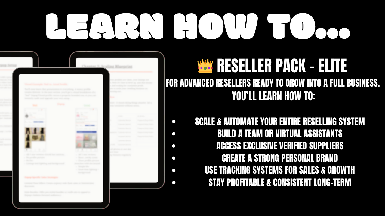 Elite – Reselling Masterclass