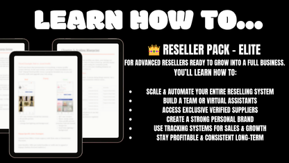 Elite – Reselling Masterclass